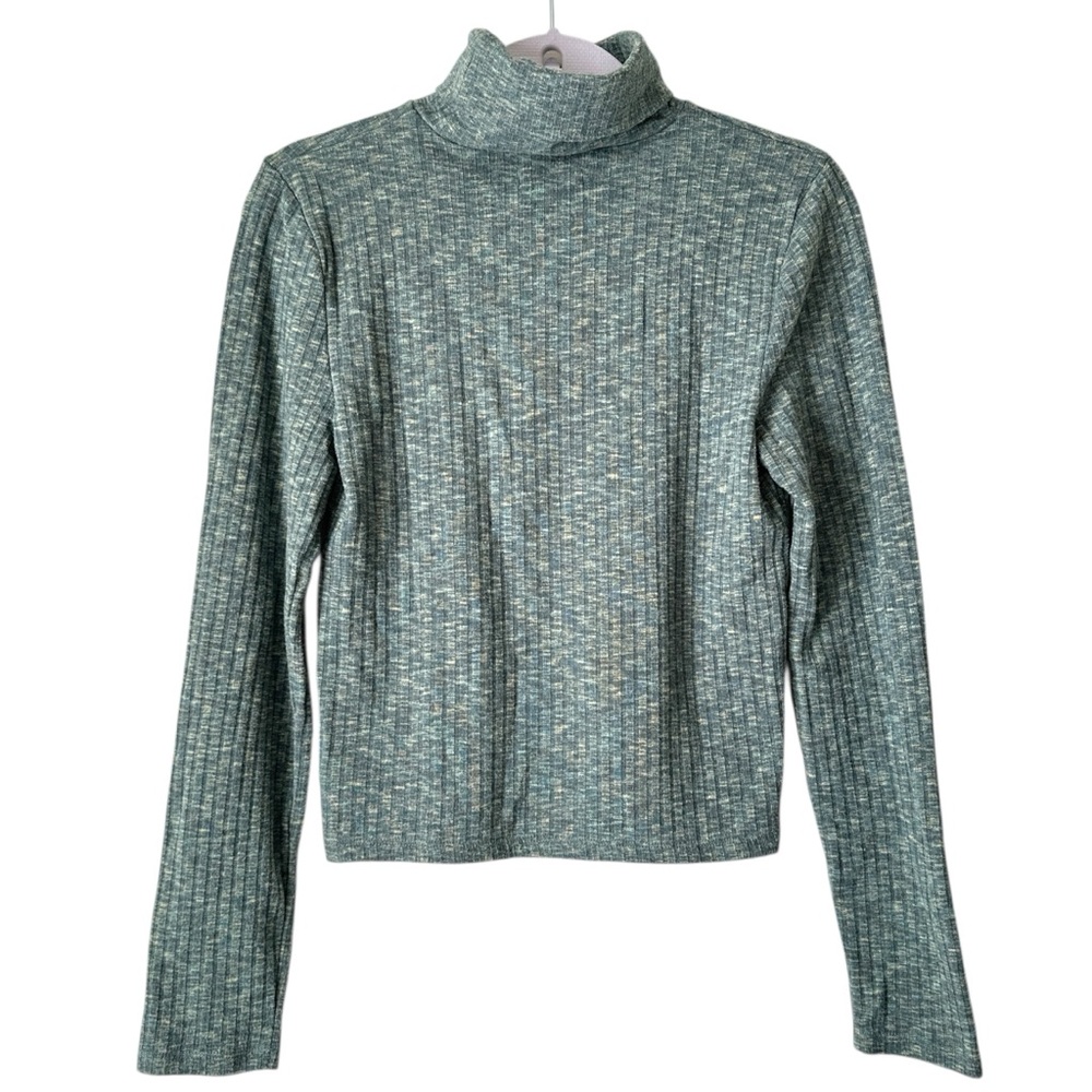 Madewell Ribbed Turtleneck Long-Sleeve Top